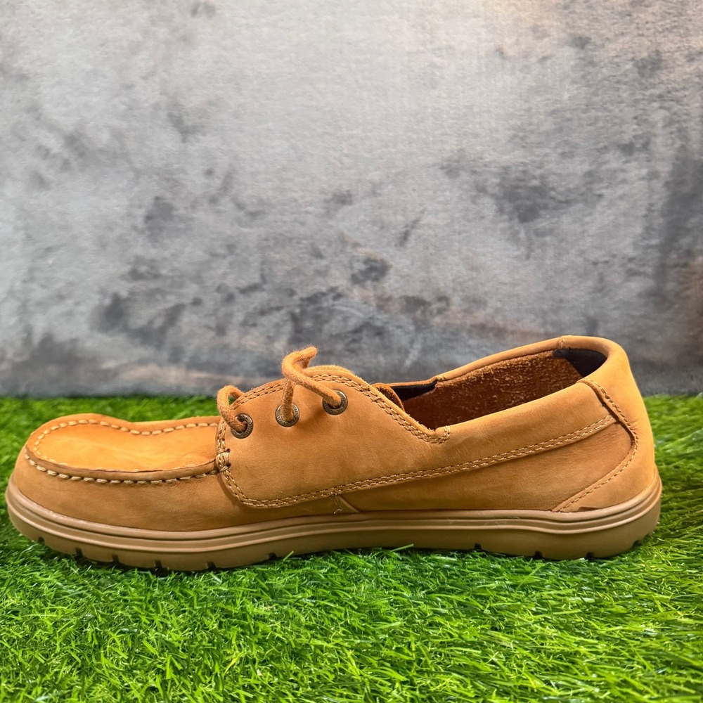 Lems Mariner Sonora Boat Shoes Mens US 10.5 EU 44 Tan Minimalist Zero Drop - Picture 5 of 14